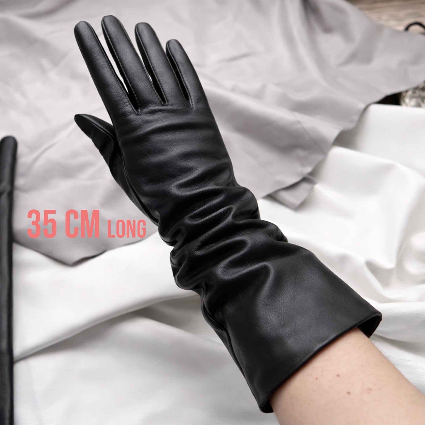 Genuine Leather Opera Gloves for Men & Women with Sizes 
