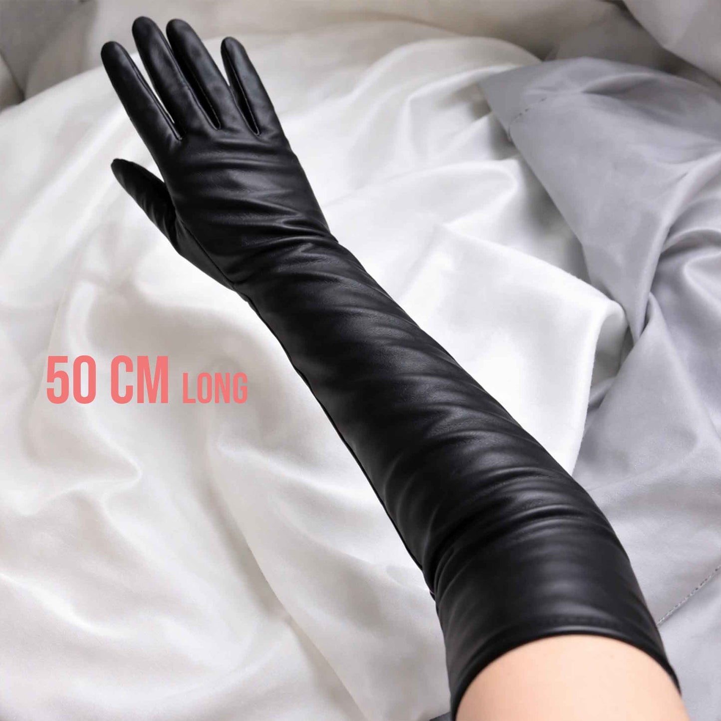 Genuine Leather Opera Gloves for Men & Women with Sizes 