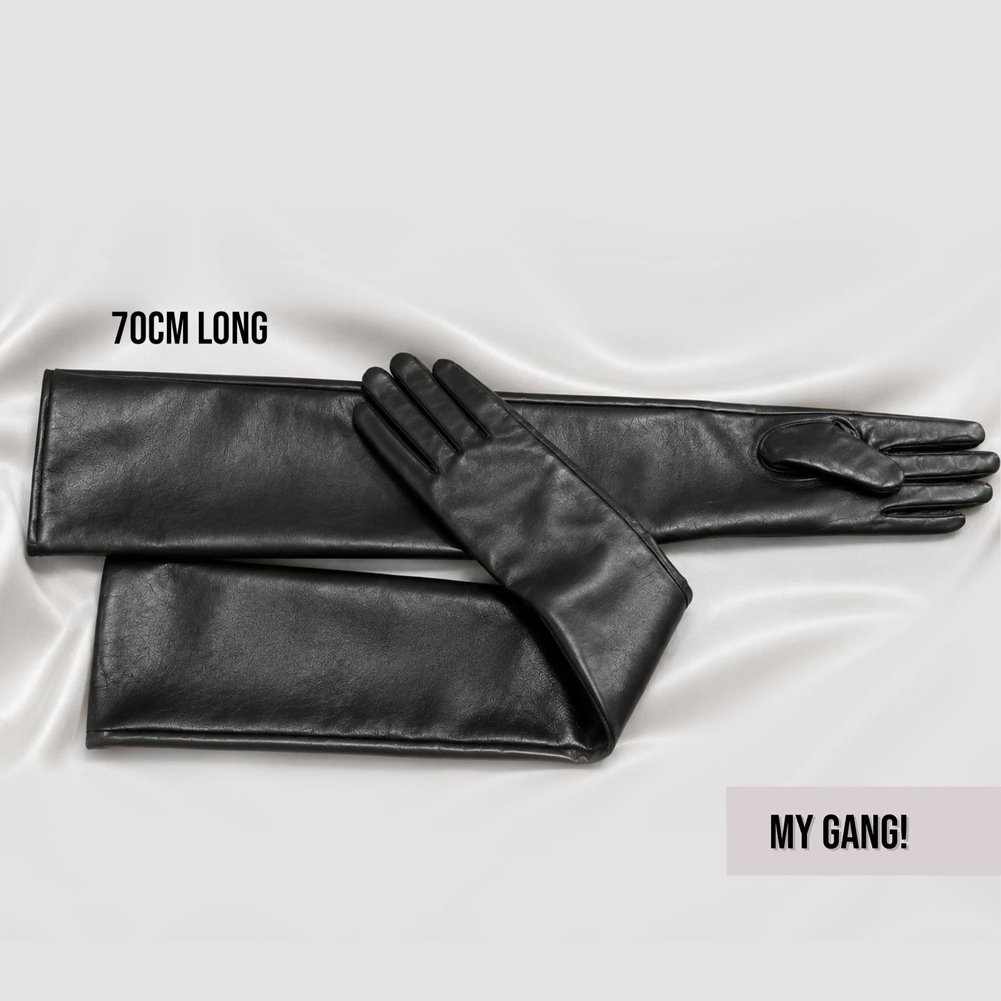 Men’s Genuine Leather Gloves, Custom Long Leather Gloves, Touchscreen Gloves, Thin Lining, Sizes S–XL, 35cm–80cm Lengths