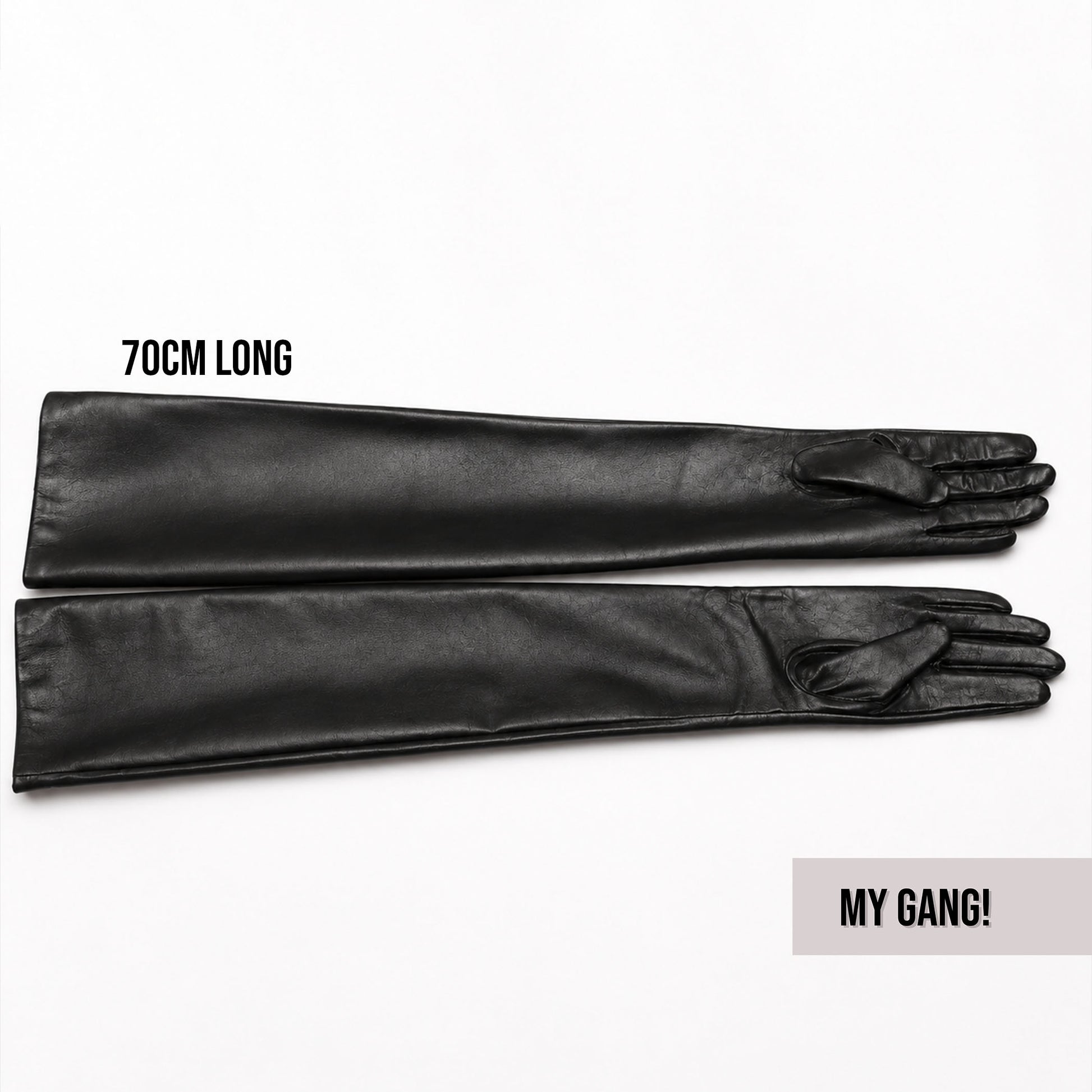 Men’s Genuine Leather Gloves, Custom Long Leather Gloves, Touchscreen Gloves, Thin Lining, Sizes S–XL, 35cm–80cm Lengths