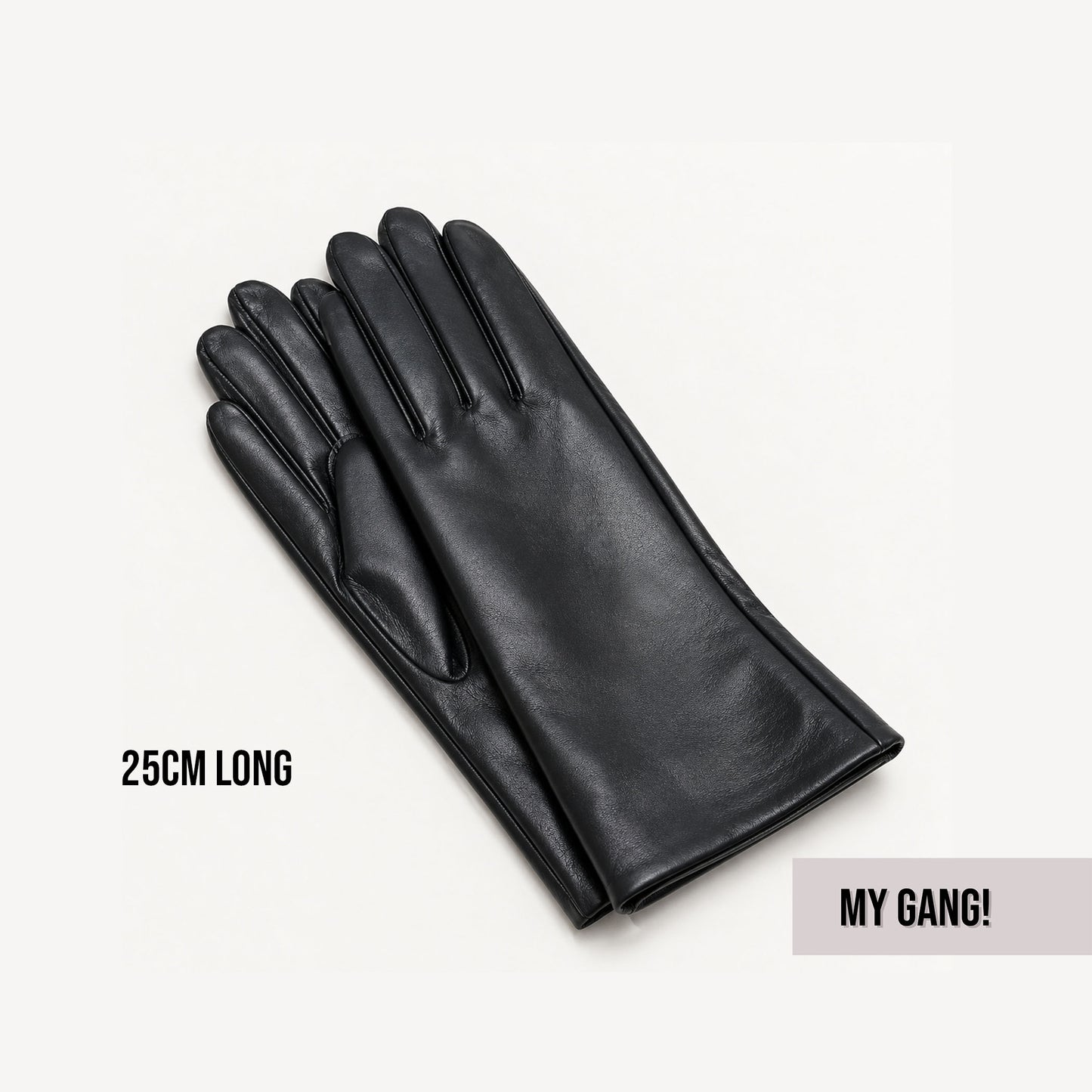 Men’s Genuine Leather Gloves, Custom Long Leather Gloves, Touchscreen Gloves, Thin Lining, Sizes S–XL, 35cm–80cm Lengths