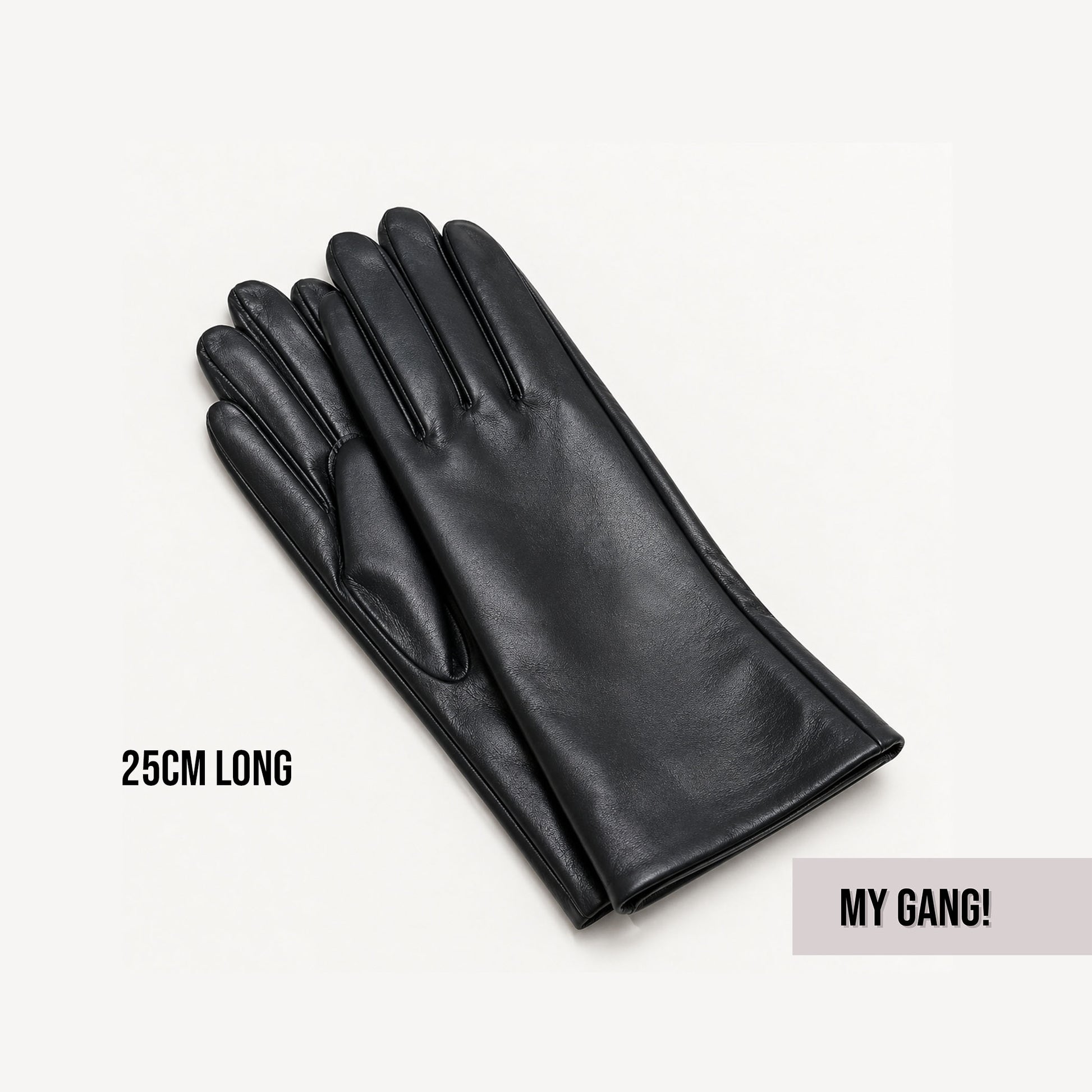 Men’s Genuine Leather Gloves, Custom Long Leather Gloves, Touchscreen Gloves, Thin Lining, Sizes S–XL, 35cm–80cm Lengths