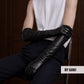 Men’s Genuine Leather Gloves, Custom Long Leather Gloves, Touchscreen Gloves, Thin Lining, Sizes S–XL, 35cm–80cm Lengths