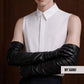 Men’s Genuine Leather Gloves, Custom Long Leather Gloves, Touchscreen Gloves, Thin Lining, Sizes S–XL, 35cm–80cm Lengths