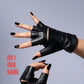 Half Fingers GENUINE LEATHER short gloves