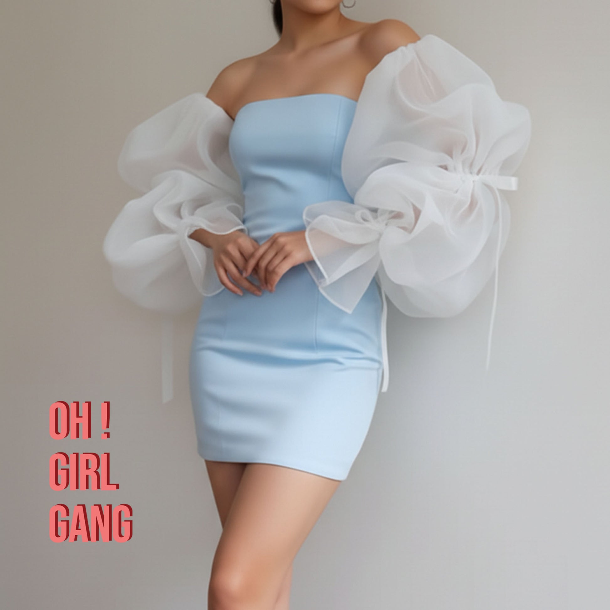 Boho Detachable Organza Sleeves with Ruffles (White, Ivory, Black)