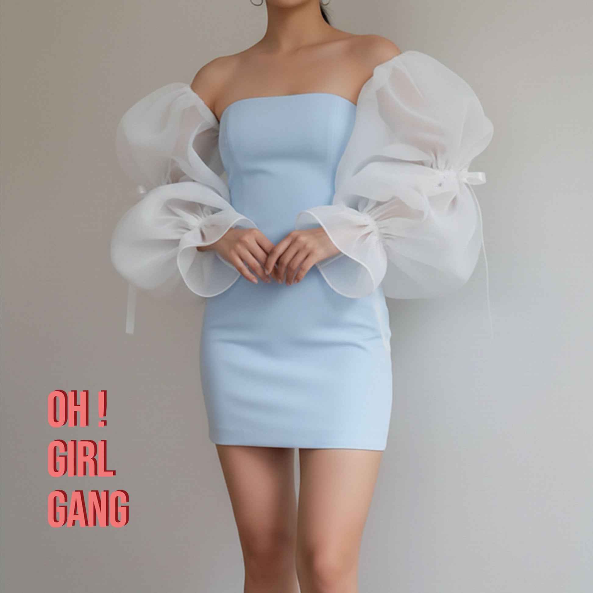 Boho Detachable Organza Sleeves with Ruffles (White, Ivory, Black)