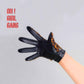 Leopard Print GENUINE LEATHER biker gloves with button ( Zebra print, Black, Brown Leather) Fine quality touch screen leather gloves. Driver