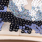 Sequin Alphabet Patchwork Colorful Letters Flat Cap