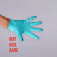 Teal Color Leather Opera Gloves (60cm, 70cm, 90cm)