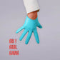 Teal Color Leather Opera Gloves (60cm, 70cm, 90cm)