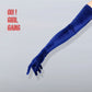 Brown Opera velvet gloves ( 70cm )