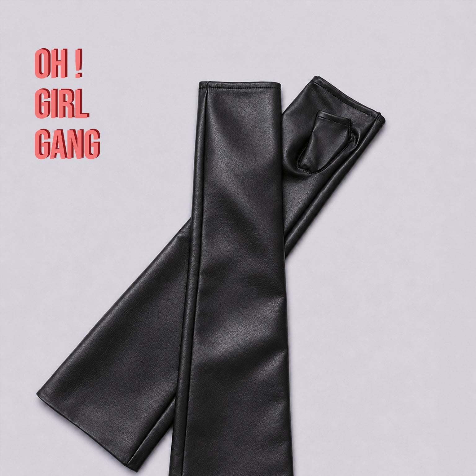 Genuine Leather Half Finger Mid-Length & Long Gloves - Sizes S–XXL