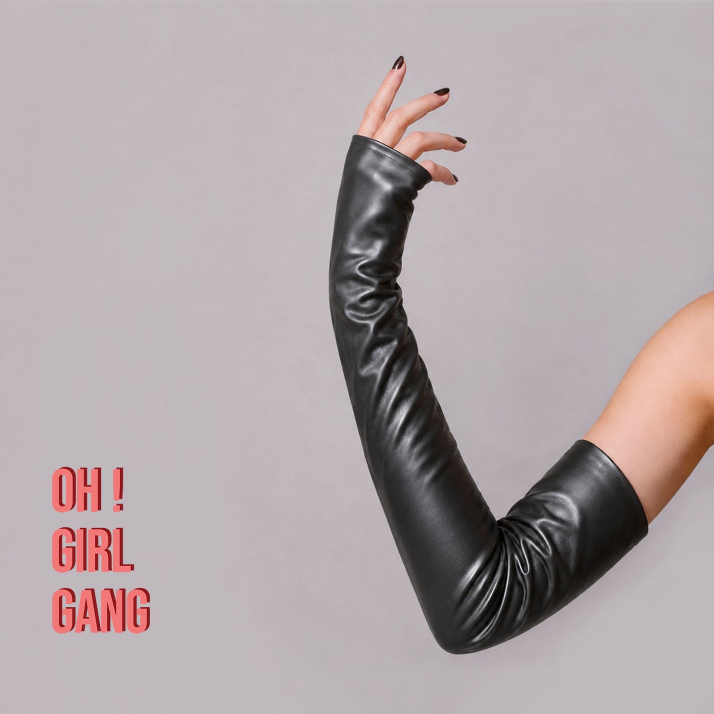 Genuine Leather Half Finger Mid-Length & Long Gloves - Sizes S–XXL