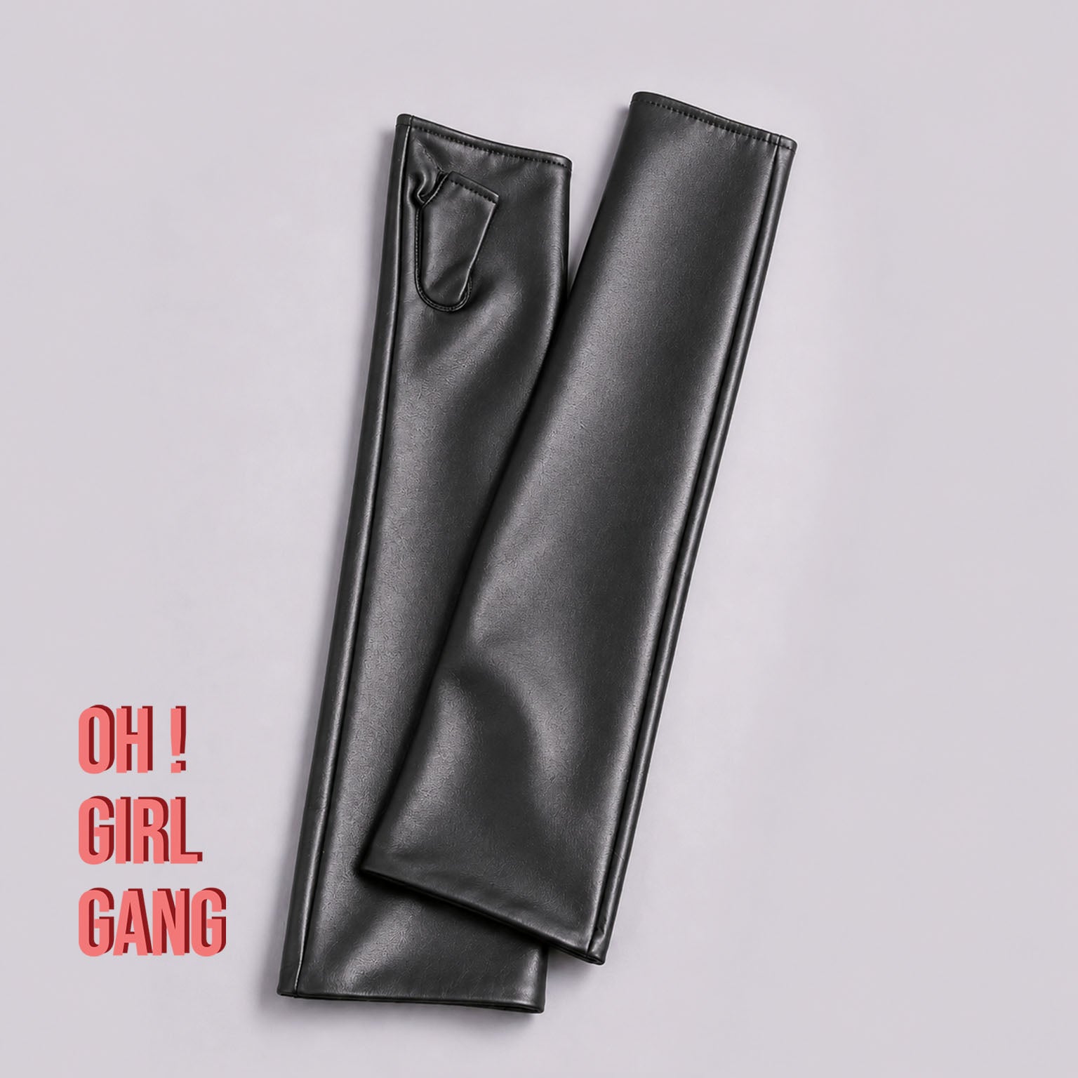 Genuine Leather Half Finger Mid-Length & Long Gloves - Sizes S–XXL