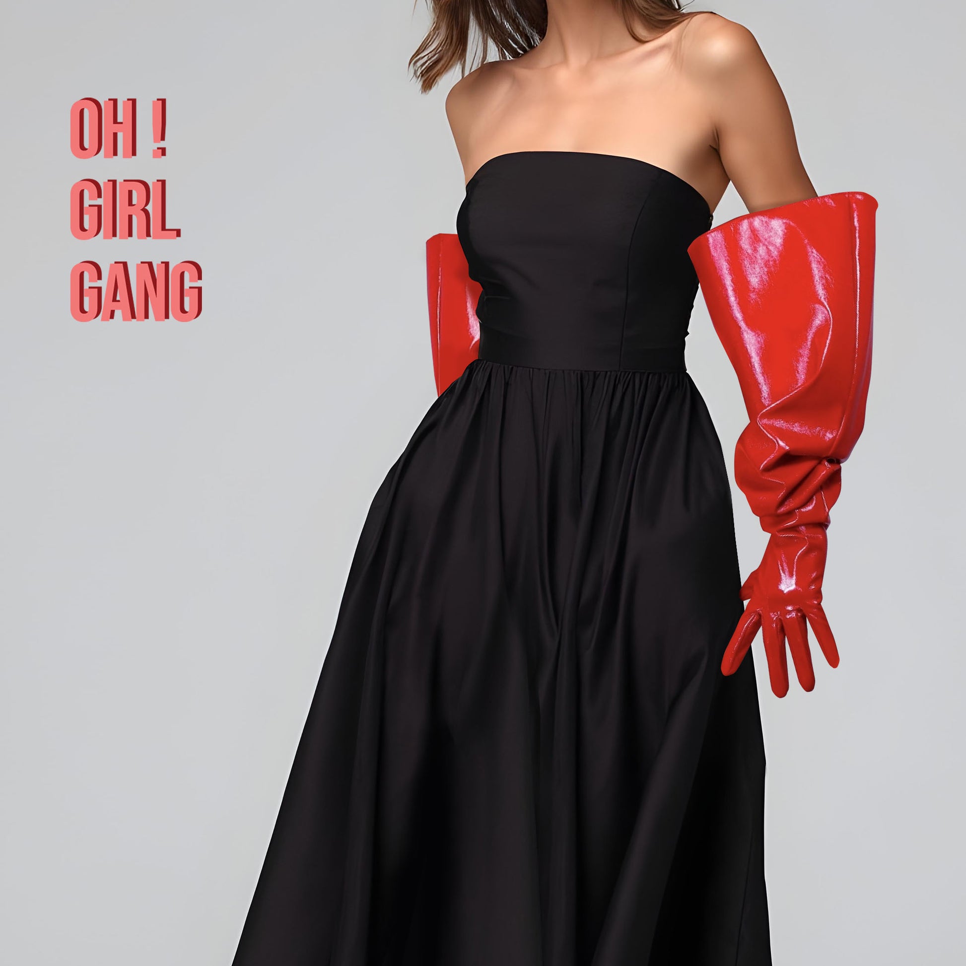 Big Puff statement gloves, Oversized