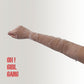 Elegant Pearl Bridal Fingerless Gloves in White (52cm)