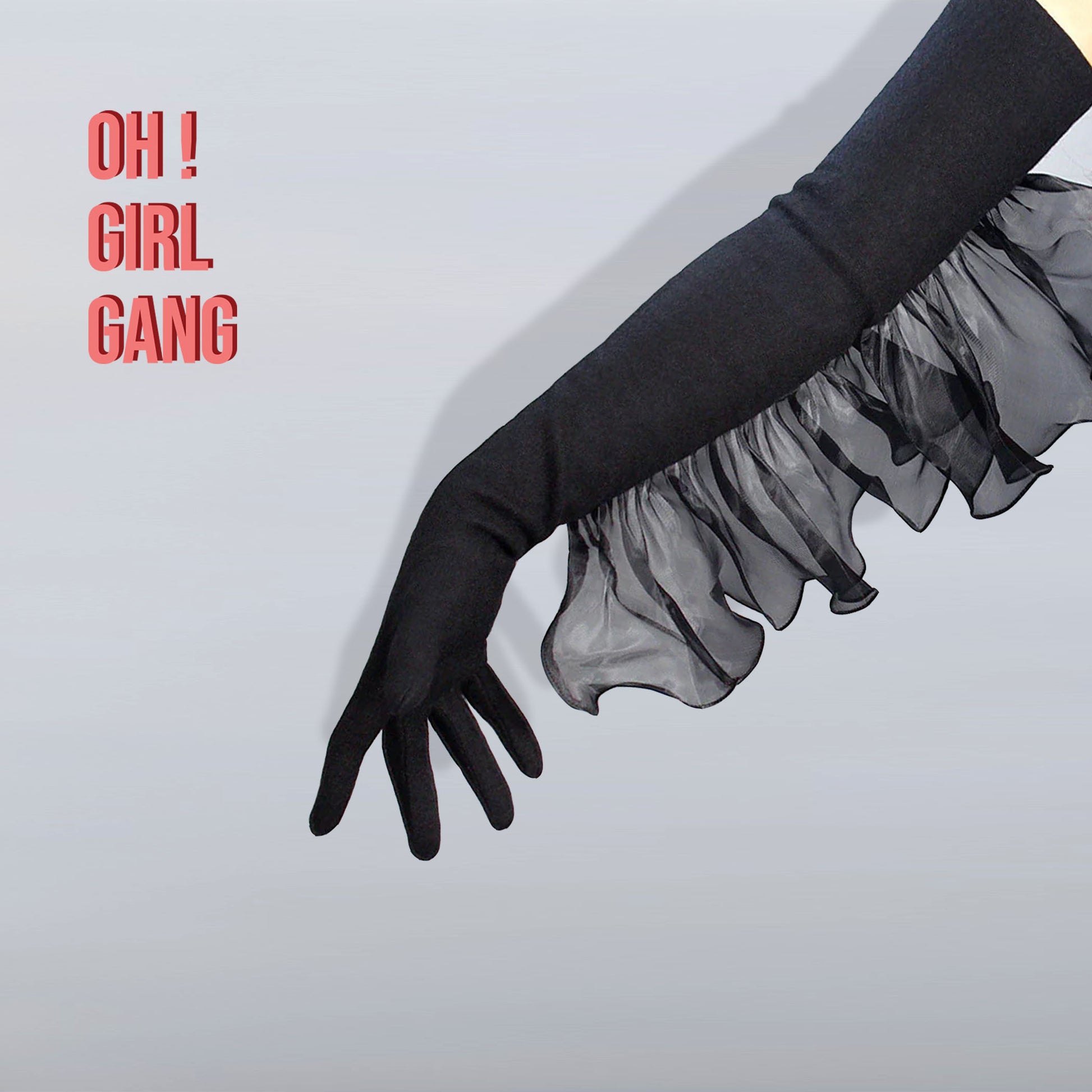 Ruffle Lace long gloves (70cm) Oh Girl Gang Ruffle Lace long gloves (70cm) Oh Girl Gang