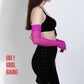 Hot Pink, Indigo Blue, Green Mesh Gloves | Stretchy Elastic Back Lining Opera Gloves