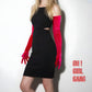 Navy Blue, Magenta, Red Opera Velvet Gloves