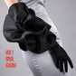 Organza Bubble Puff with Satin Gloves