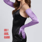 Light Purple Silk Satin Opera Gloves