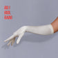 Roze Satijnen Opera Handschoenen (50cm)