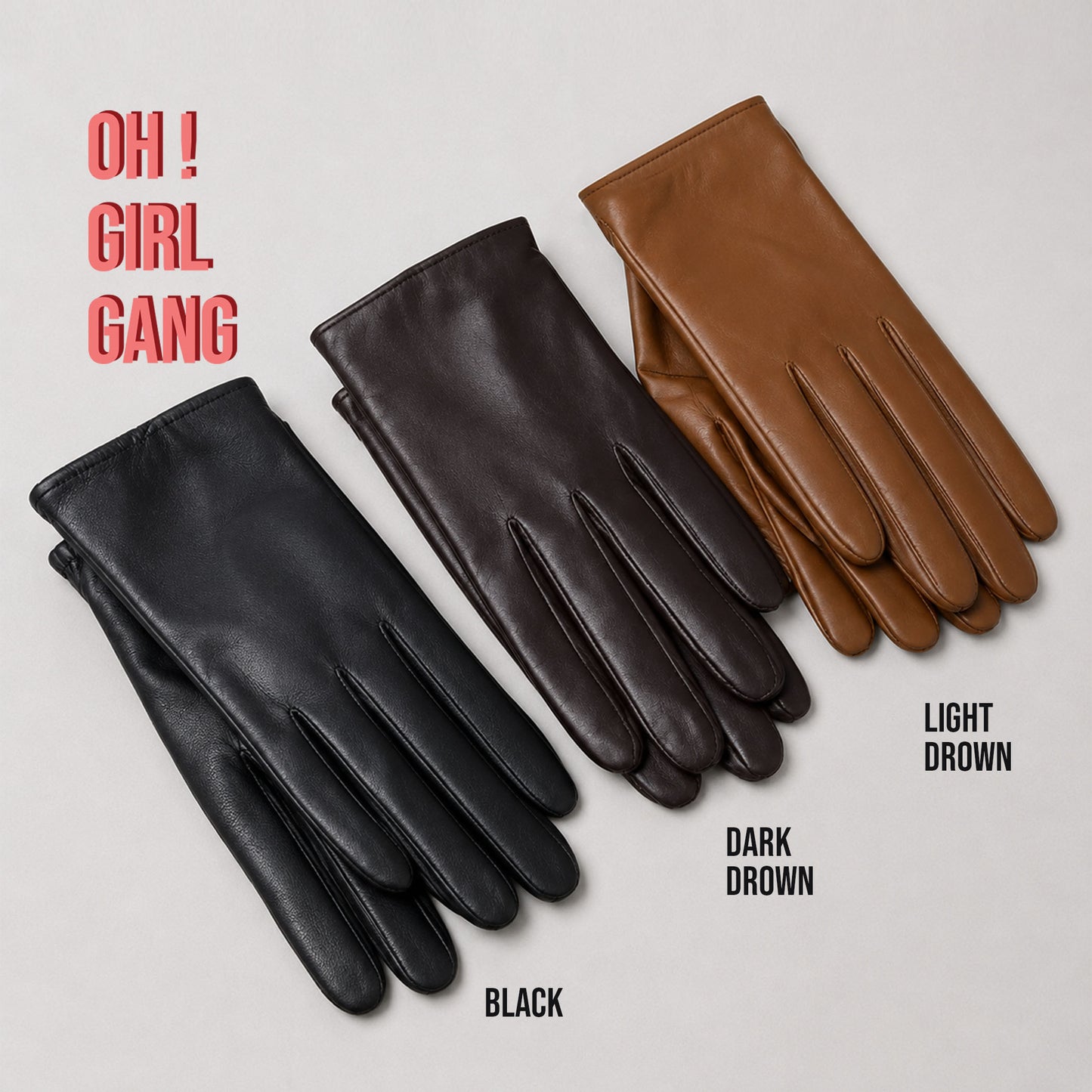 Soft Genuine Leather Gloves for Women & Men | Ultra Thin Single Layer Leather Gloves | Elegant Driving Gloves | Touch-Fit Leather Gloves