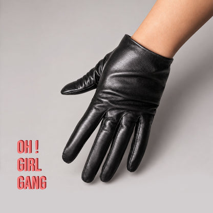 Soft Genuine Leather Gloves for Women & Men | Ultra Thin Single Layer Leather Gloves | Elegant Driving Gloves | Touch-Fit Leather Gloves