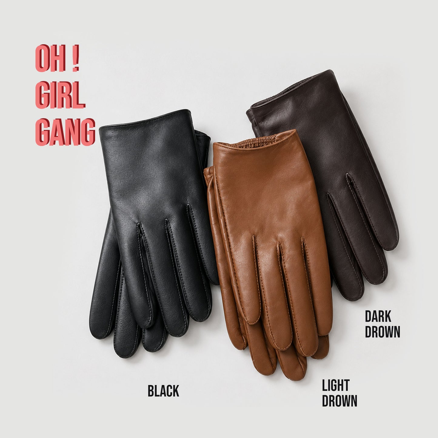 Soft Genuine Leather Gloves for Women & Men | Ultra Thin Single Layer Leather Gloves | Elegant Driving Gloves | Touch-Fit Leather Gloves