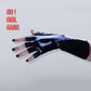 Black Patent Faux Leather Fingerless Gloves – 28cm Long Festival Party  | Half-Finger Gloves | Drag Queen, Stage & Rave Wear (4 Colors)