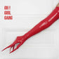 Red Long Nails Spandex Opera Gloves | Hot Red Long Devils Gloves, Drag queen, Raves, Concert Festival Stage, Costume Gloves with Nails