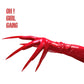 Red Long Nails Spandex Opera Gloves | Hot Red Long Devils Gloves, Drag queen, Raves, Concert Festival Stage, Costume Gloves with Nails