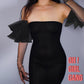 Black tulle ruffles gloves in white, black mesh opera gloves with 2 layers ruffle, Flapper Gatsby, Evening gloves, On stage party gloves