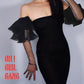 Black tulle ruffles gloves in white, black mesh opera gloves with 2 layers ruffle, Flapper Gatsby, Evening gloves, On stage party gloves