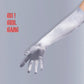 Silver Satin Opera Gloves (50cm)