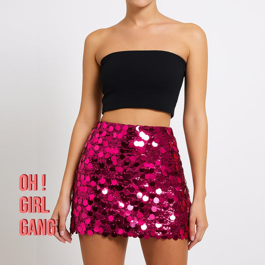 Sequin Mini Skirt