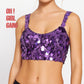 #SequinTop #CroppedTop #BlingTop #FestivalOutfit #PartyWear #RaveStyle #ConcertLook #Clubwear #Y2KTop #StatementStyle #OhGirlGang #GlamFashion #BlingBling #GlitterTop #NightOutLook #OneSizeTop #ColorfulGlam