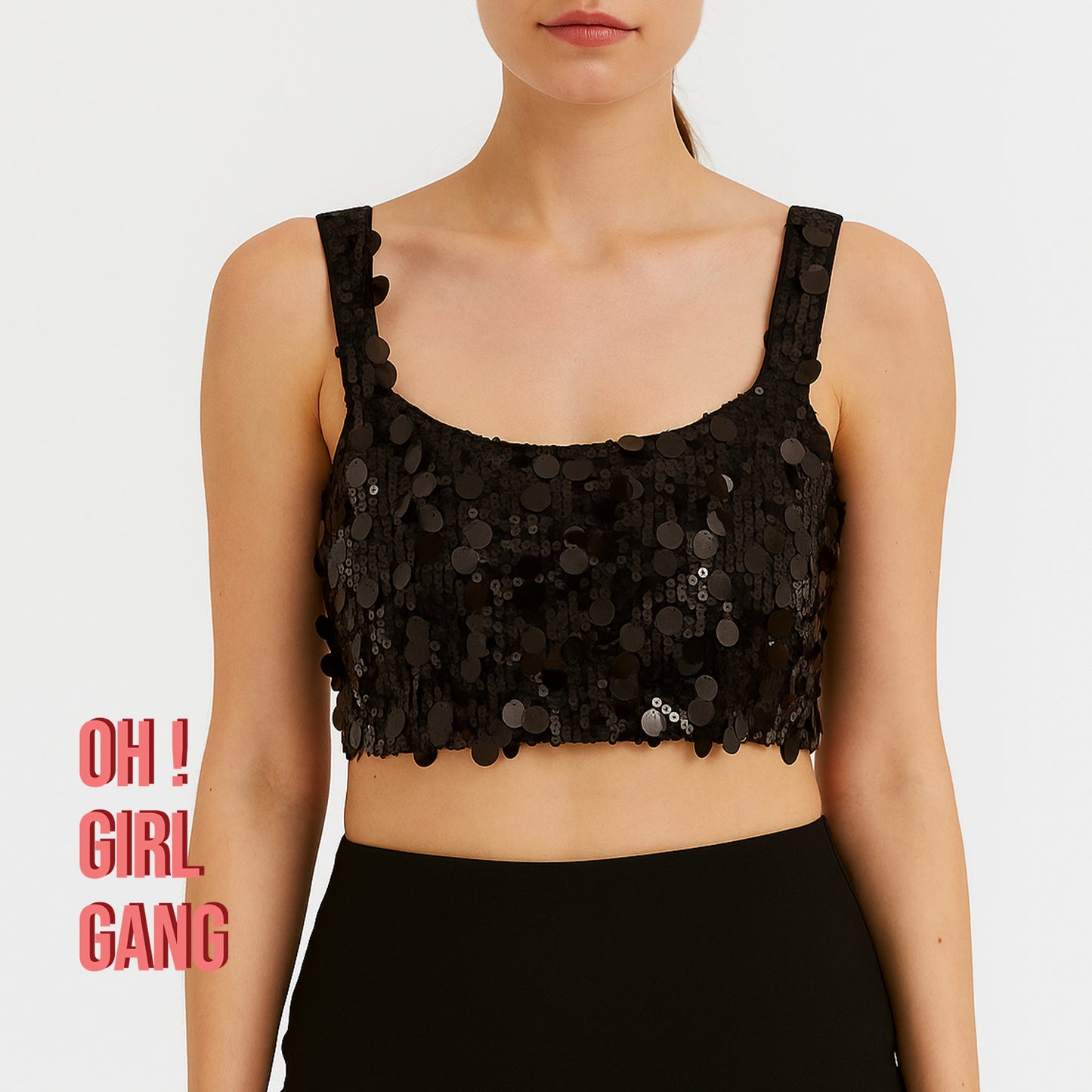 #SequinTop #CroppedTop #BlingTop #FestivalOutfit #PartyWear #RaveStyle #ConcertLook #Clubwear #Y2KTop #StatementStyle #OhGirlGang #GlamFashion #BlingBling #GlitterTop #NightOutLook #OneSizeTop #ColorfulGlam