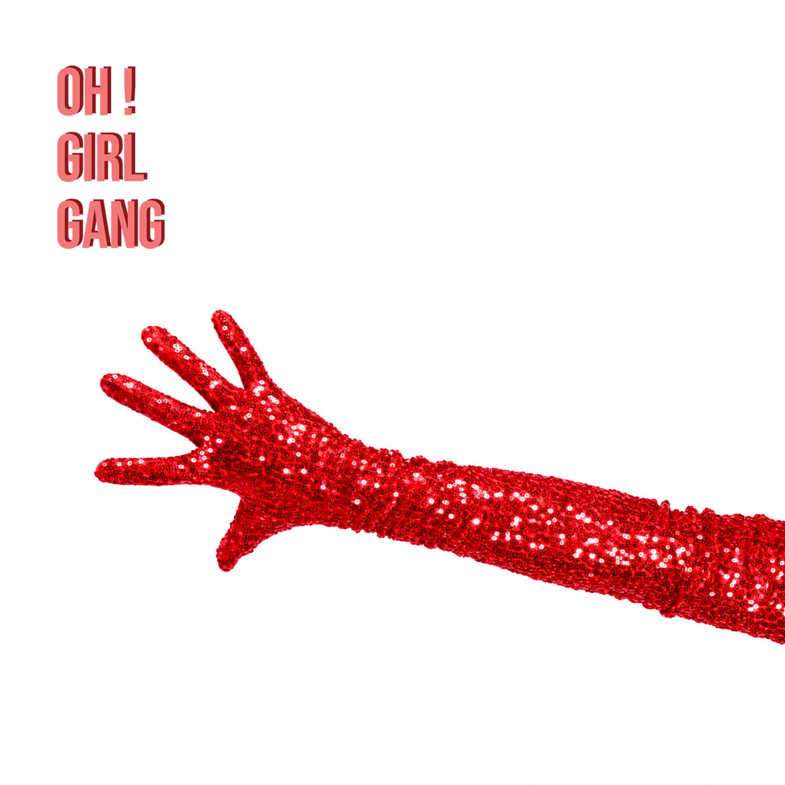 Half Finger Sequin Opera Gloves: Silver & Red Satin, Drag, Party Costume, Sparkling Gloves