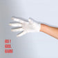White Satin Short Gloves