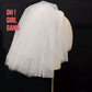 Short Bridal Veil with Headband – 55cm Tulle Veil