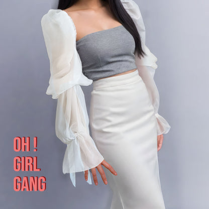 Boho Style - Detachable Sheer Sleeves for Brides. Oh Girl Gang Bridals