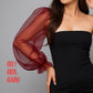 Holographic Tulle Detachable Sleeves