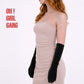 40cm Suede Elbow-Length Gloves – 6 Elegant Colors
