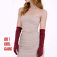 40cm Suede Elbow-Length Gloves – 9 Elegant Colors