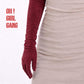 40cm Suede Elbow-Length Gloves – 6 Elegant Colors