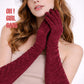 40cm Suede Elbow-Length Gloves – 6 Elegant Colors
