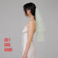 Mint Green Two-Layer Bridal Veil