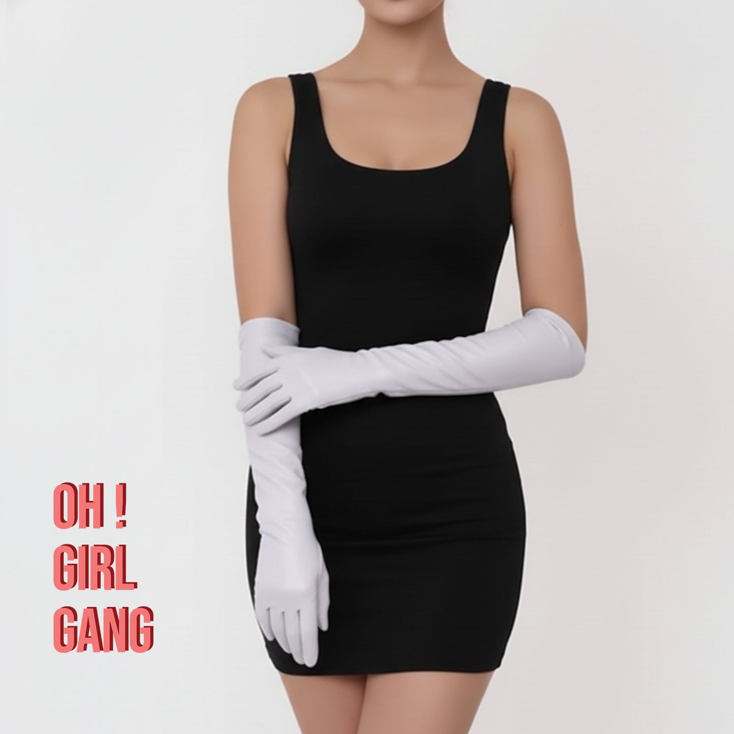 Shiny White Patient Leather Gloves, 70cm, 60cm, 50cm Long Faux Leather Gloves, White Opera Gloves PU leather, Drag, Stage, Festivals